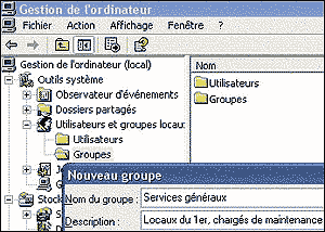 WINDOWS XP. Définissez les partages de vos fichiers