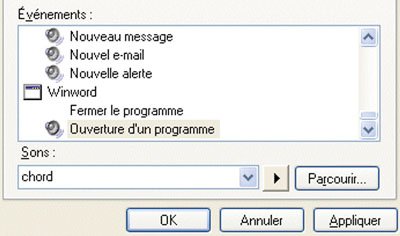 WINDOWS XP. Comment démarrer un programme en musique