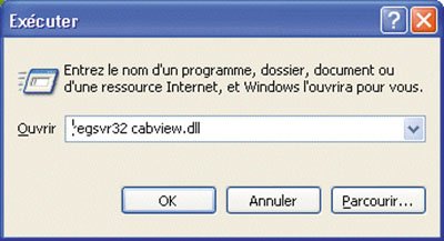 WINDOWS XP. Comment visualiser le contenu de fichiers .cab