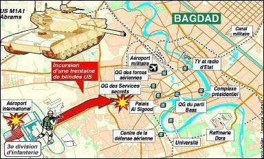 Combats dans le centre de Bagdad assiégée