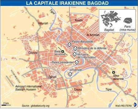 L’aéroport de Bagdad dans l’objectif des forces américaines