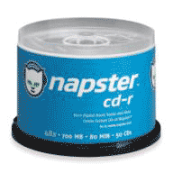La blague du jour : les CD et DVD Napster