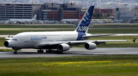 L'A380 en essai de roulage au sol