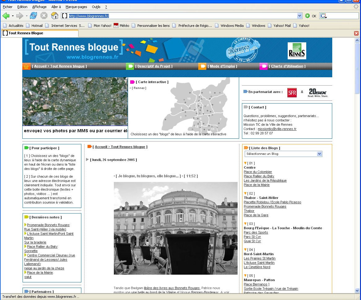 Rennes fait le blog
