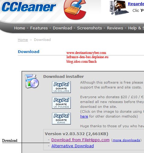 Utilisez CCleaner pour nettoyer XP et Vista