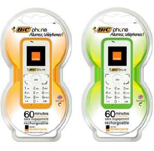 BIC se lance dans la téléphonie mobile !